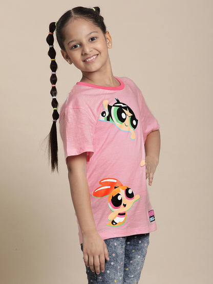 Powerpuff Girls Pink Tshirt  Girls