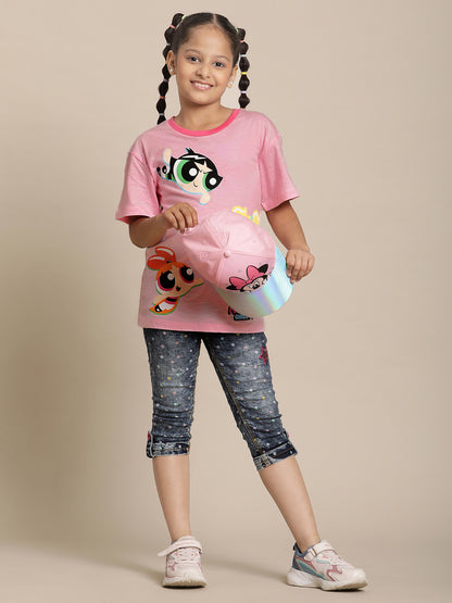 Powerpuff Girls Pink Tshirt  Girls