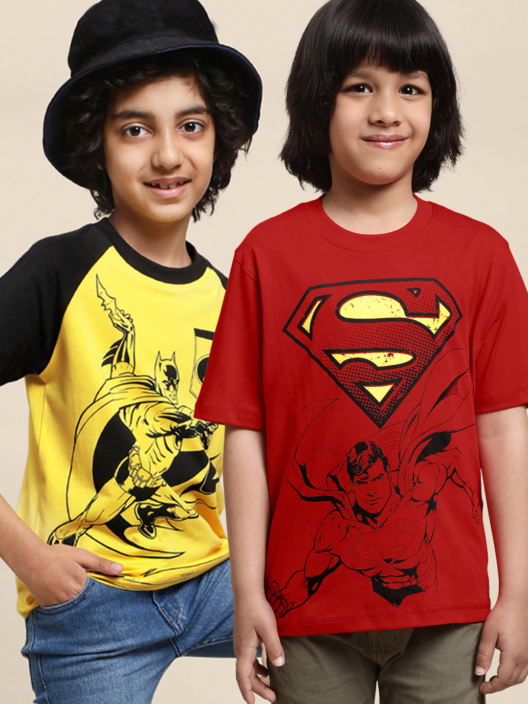 Dc Comics Multi Color Tshirt  Boys