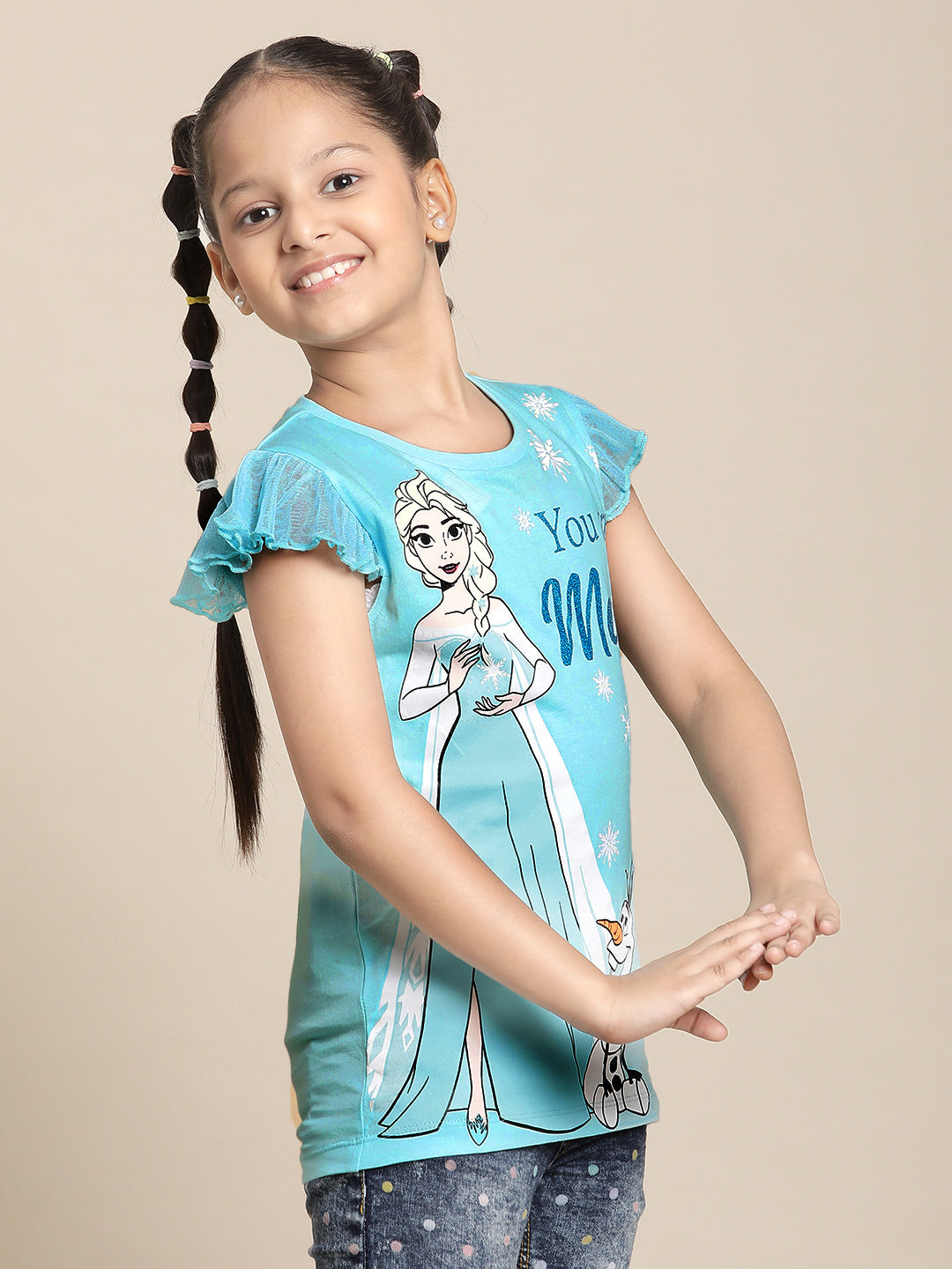 Frozen Blue Tshirt For Girls