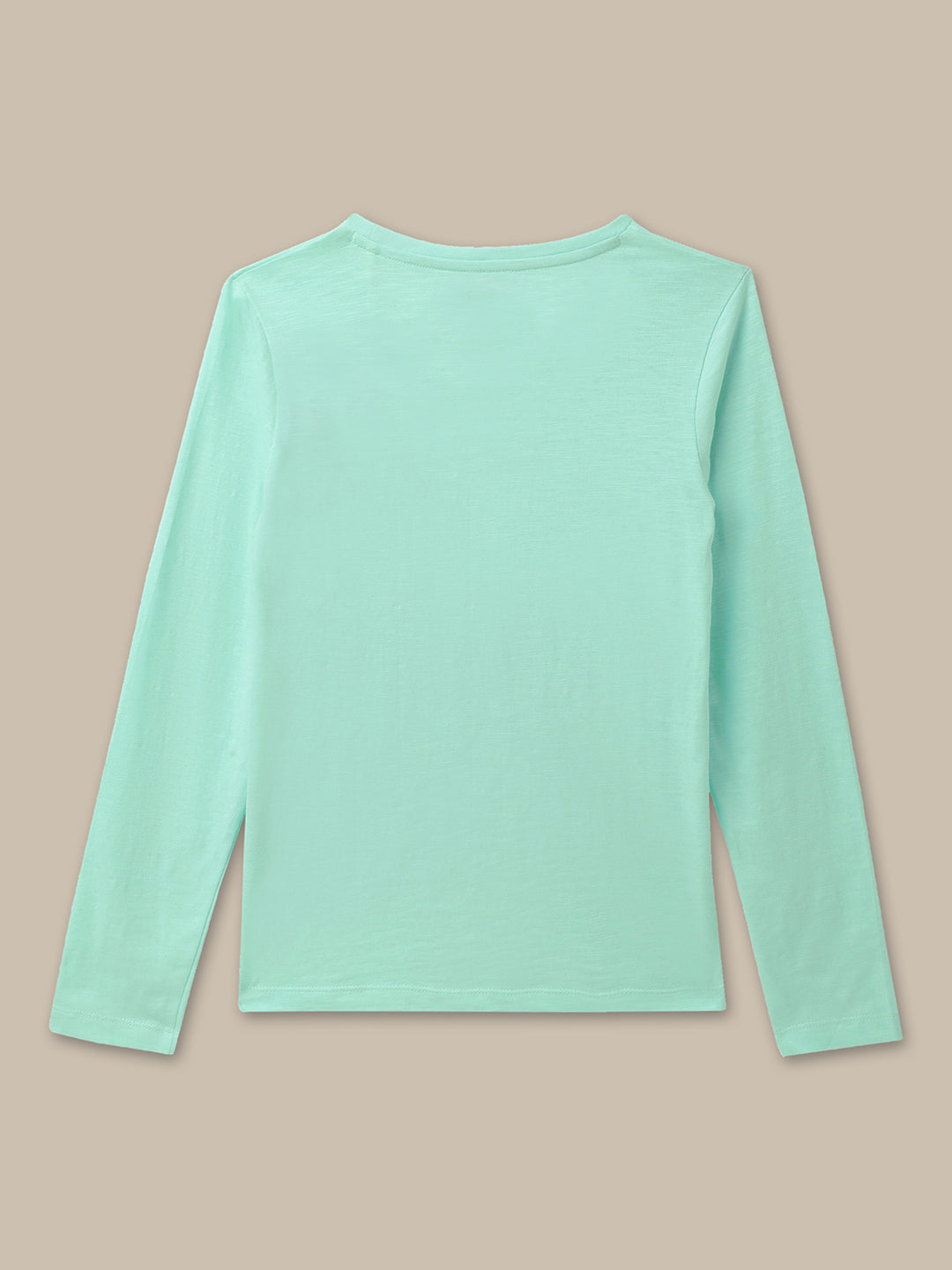 Frozen Printed Mint Tshirt For Girls