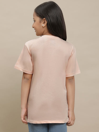Harry Potter Pink Oversized Fit Tshirt For Girls