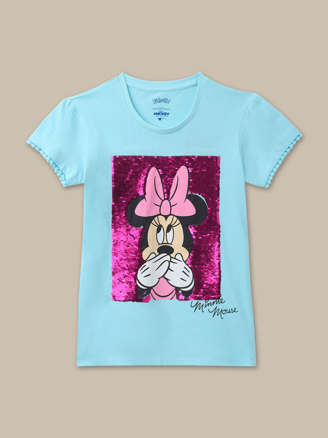 Mickey & Friends Blue Tshirt For Girls