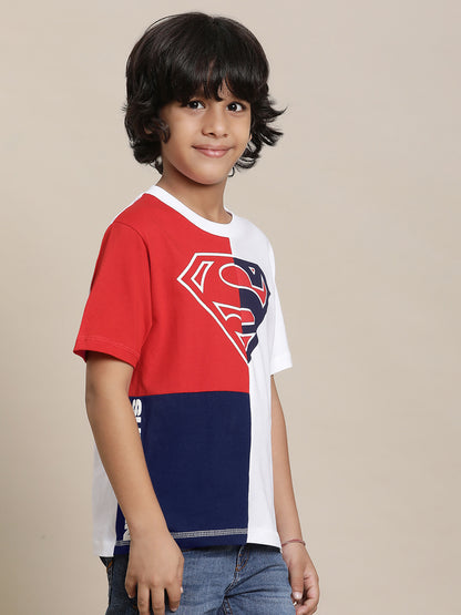 Superman Multi Color Tshirt  Boys