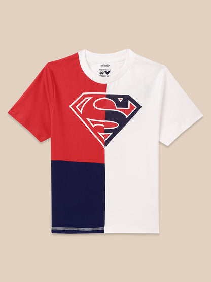 Superman Multi Color Tshirt  Boys
