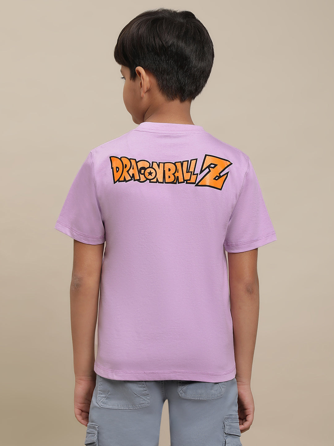 Kidsville Dragon Ball Z Printed Red Tshirt For Boys