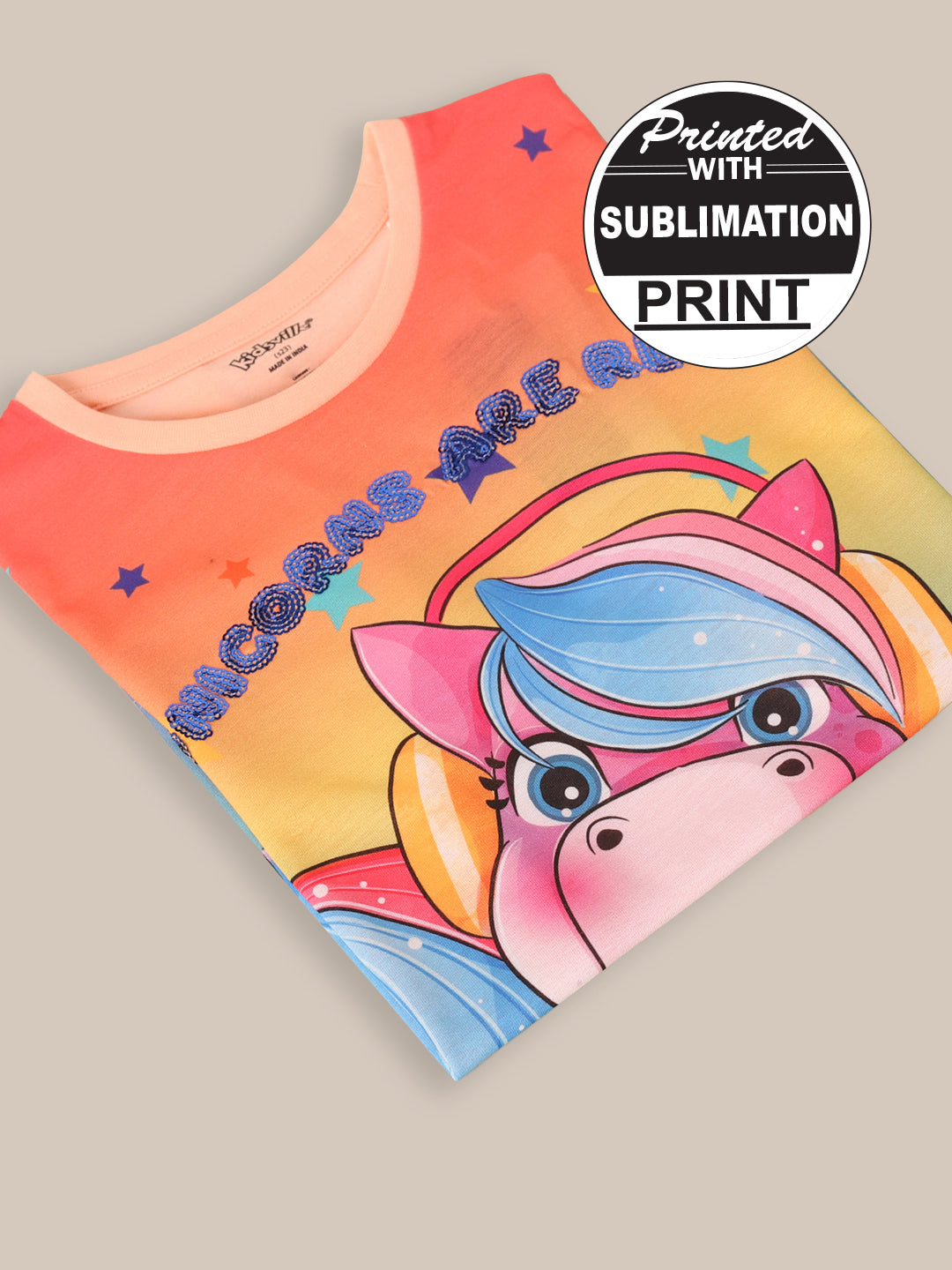Unicorns Tshirt For Girls