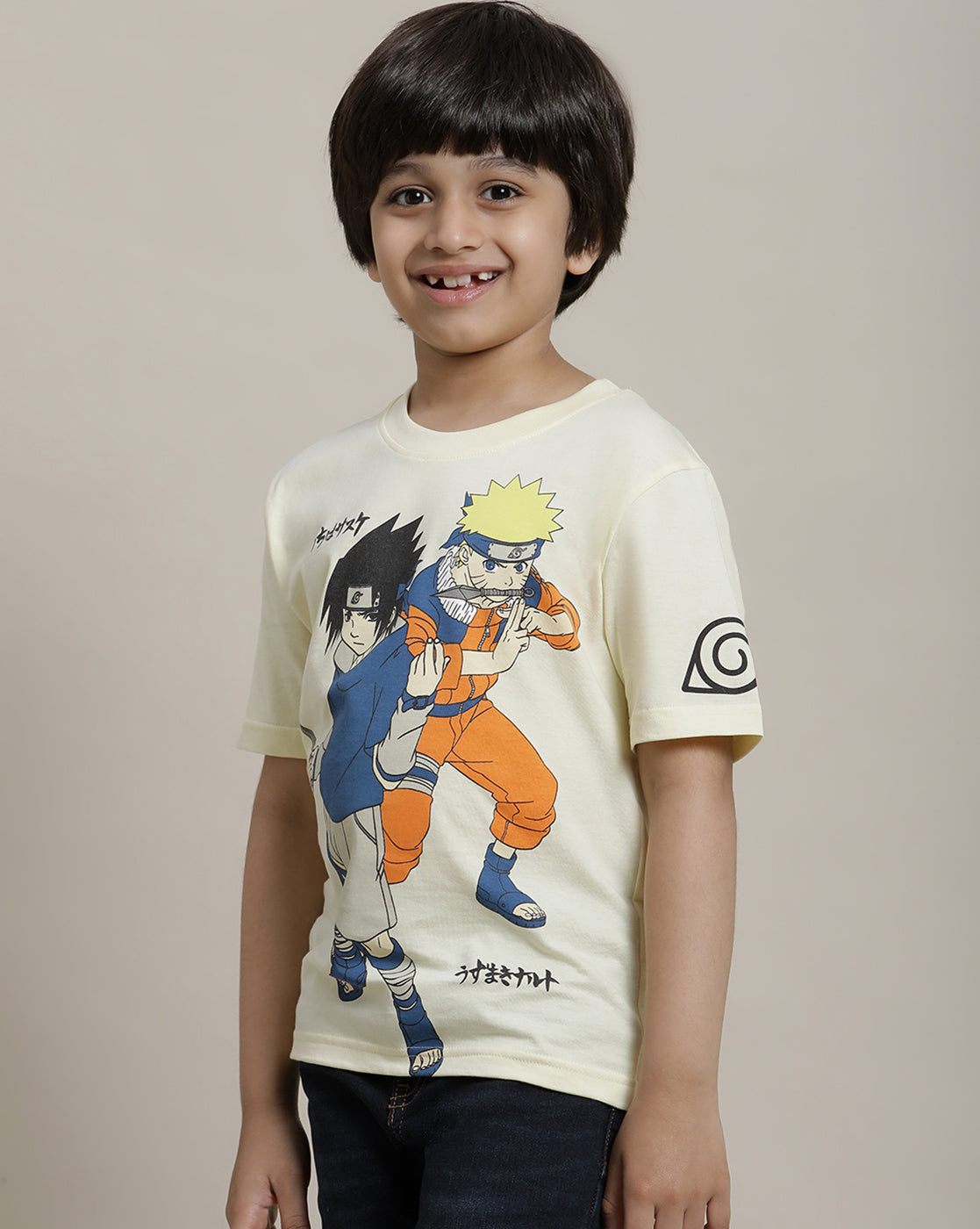 Naruto Regular Fit Tshirt For Boys