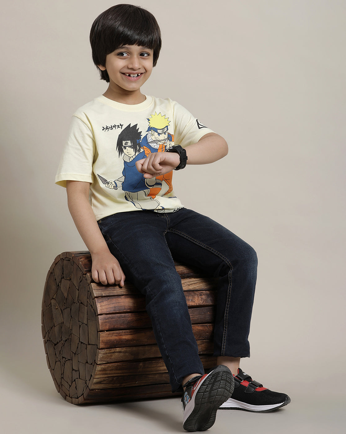 Naruto Regular Fit Tshirt For Boys