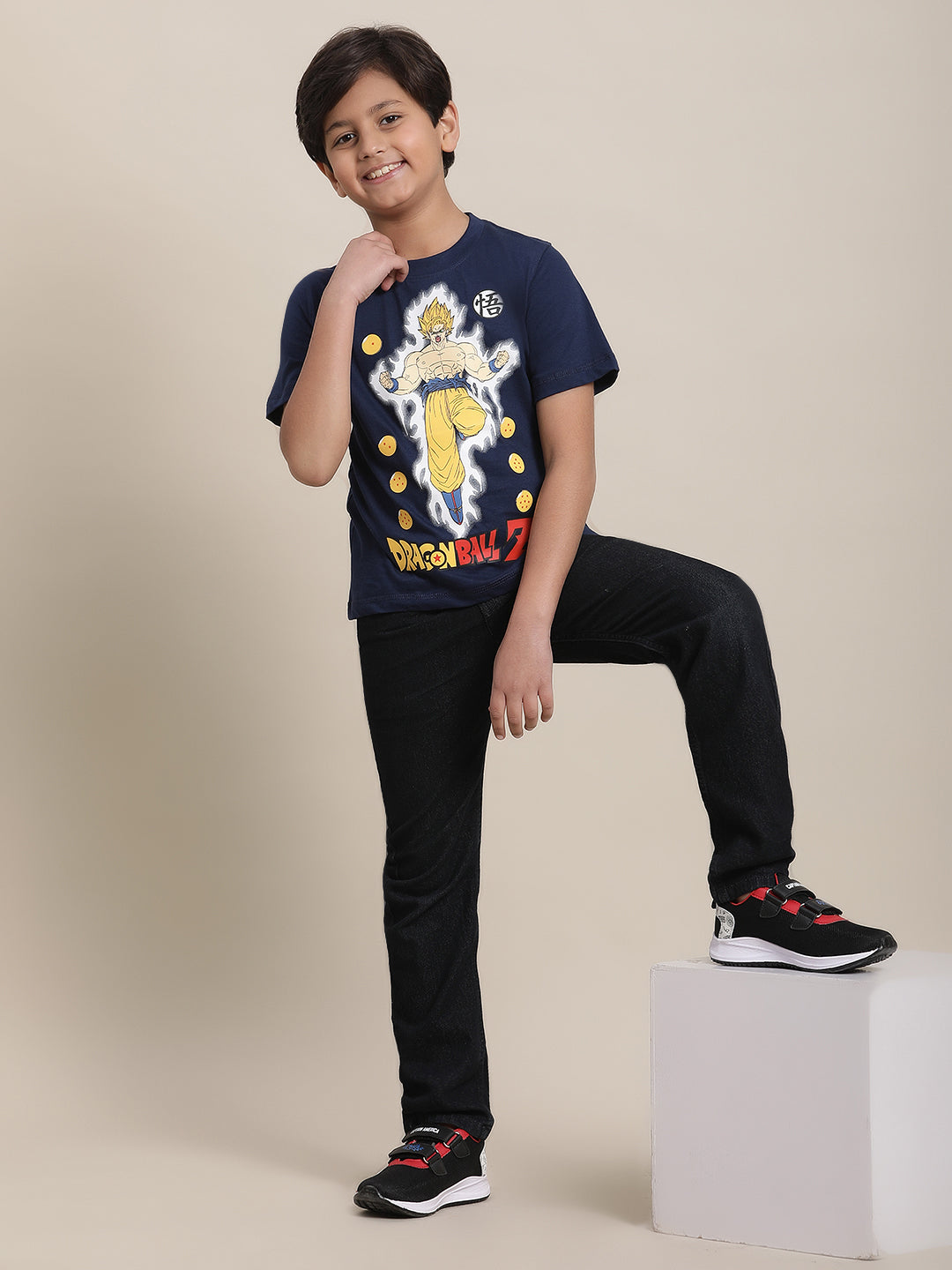 Dragon Ball Z Regular Fit Tshirt For Boys