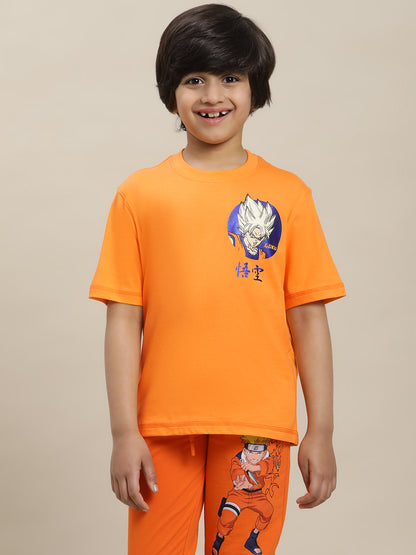 Dragon Ball Z Regular Fit Tshirt For Boys
