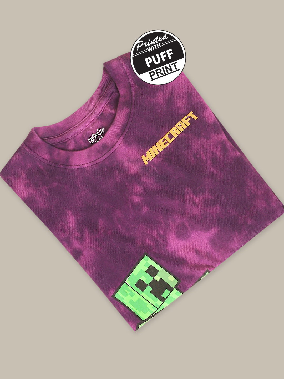 Minecraft Regular Fit Tshirt For Boys