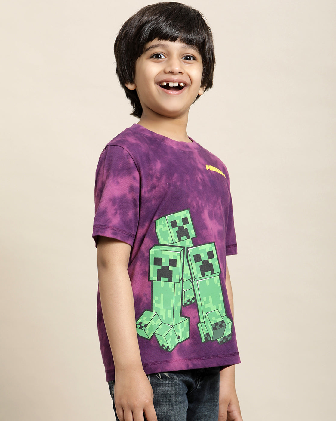 Minecraft Regular Fit Tshirt For Boys