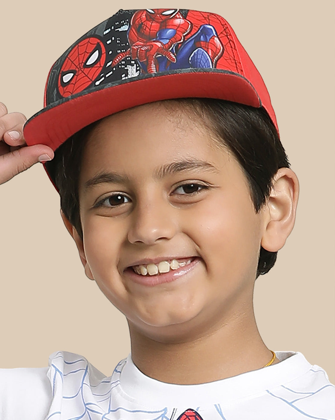 Spiderman printed Snapback Cap for Boys