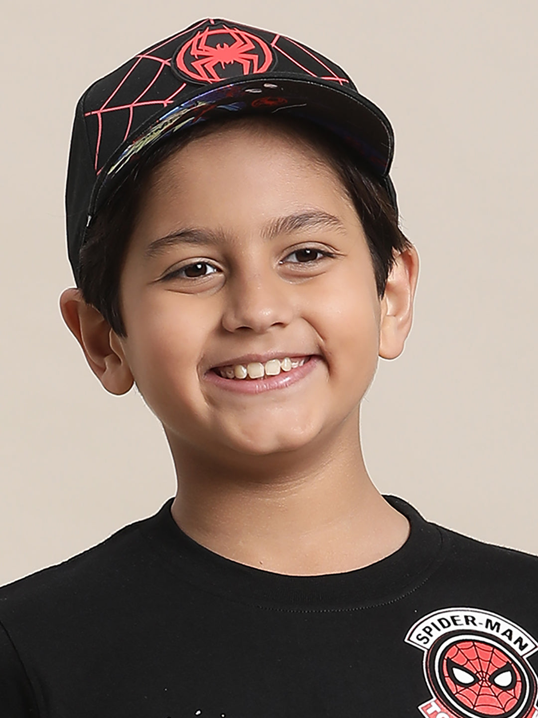 Spiderman Printed Cap For Boys