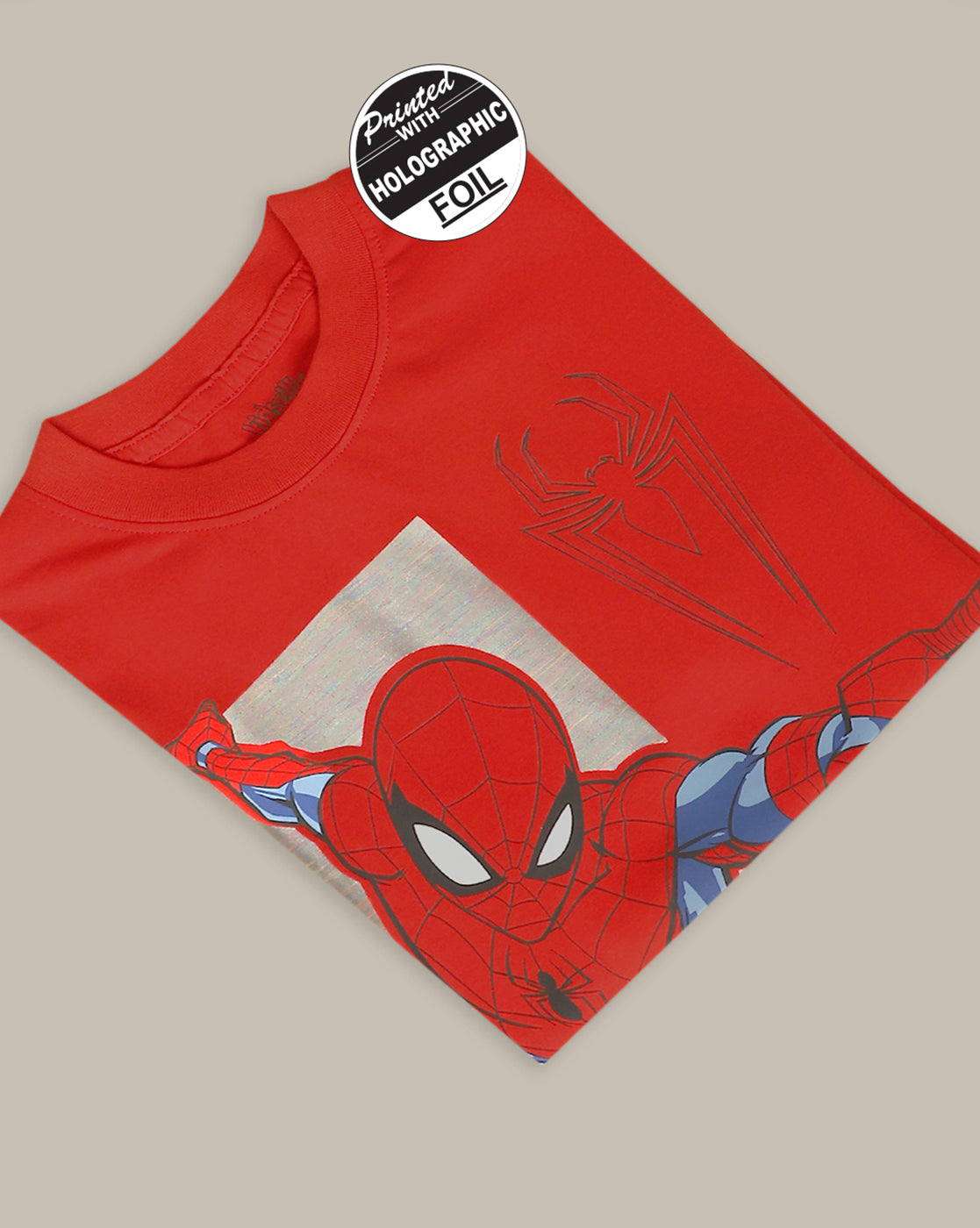 Spiderman Regular Fit Tshirt For Boys