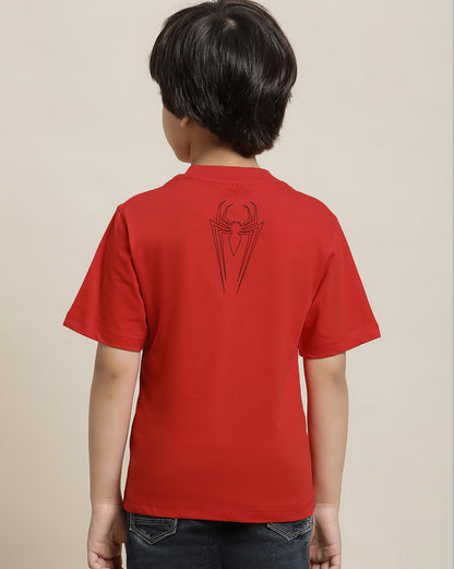 Spiderman Regular Fit Tshirt For Boys