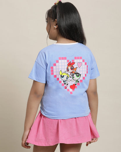 Powerpuff Girls Boxy Fit Tshirt  Girls