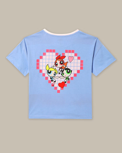 Powerpuff Girls Boxy Fit Tshirt  Girls