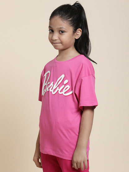 Barbie Relaxed Fit Tshirt For Girls