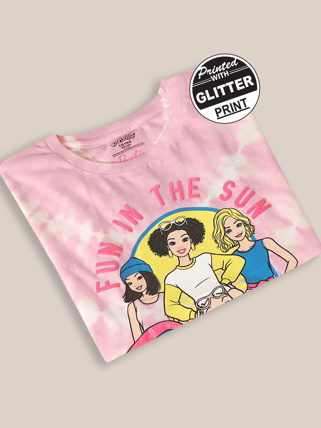 Barbie Regular Fit Tshirt For Girls