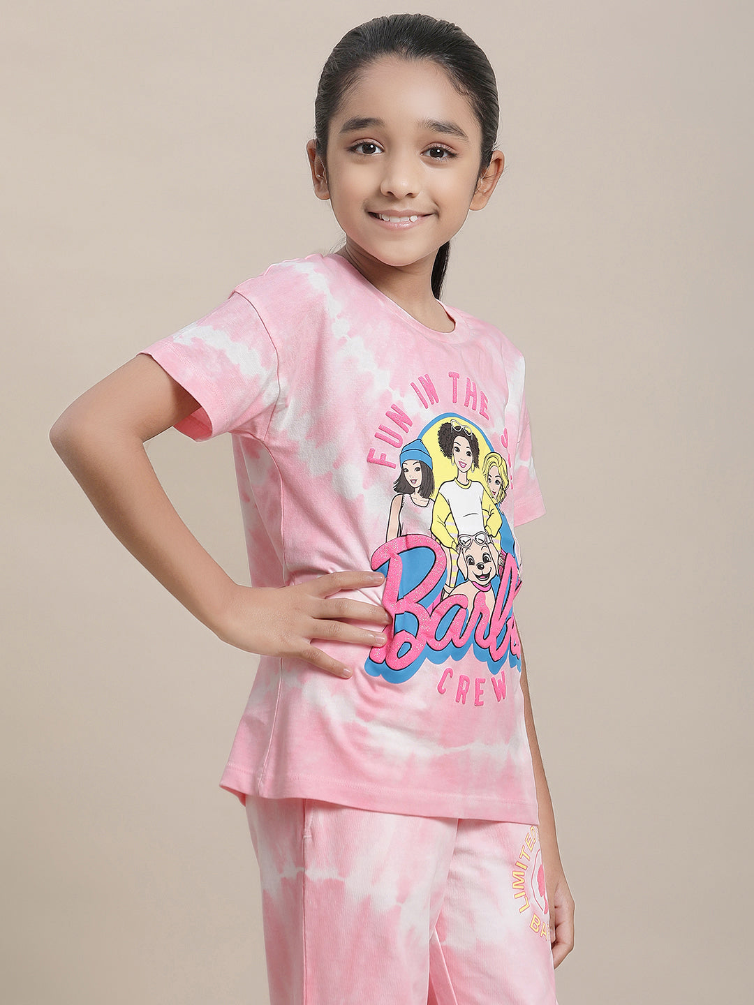 Barbie Regular Fit Tshirt For Girls