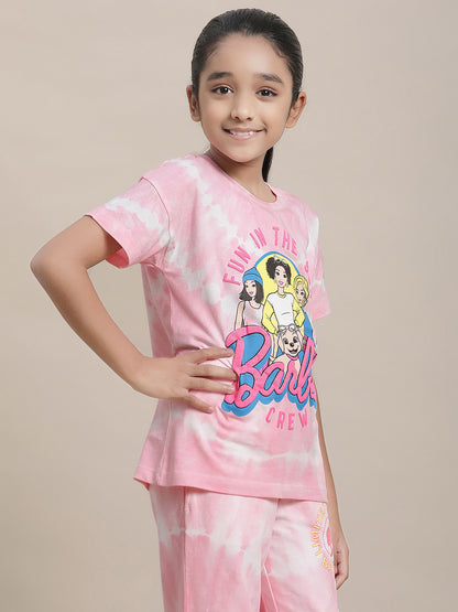 Barbie Regular Fit Tshirt For Girls