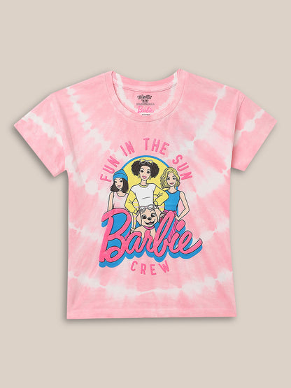 Barbie Regular Fit Tshirt For Girls
