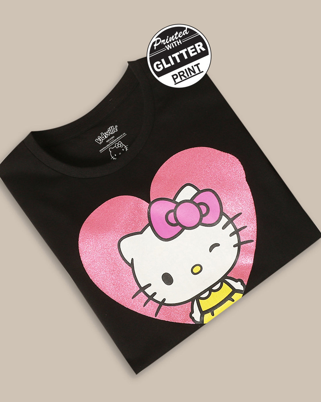 Hello Kitty Normal Fit Hello Kitty Regular Fit Tshirt For Girls – Kidsville