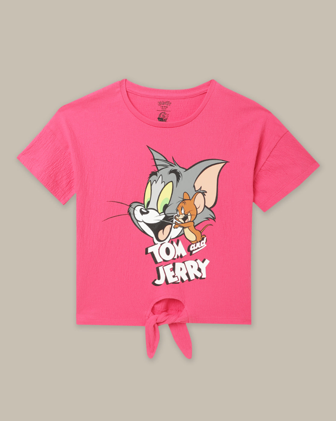 Tom & Jerry Relaxed Fit Tshirt For Girls