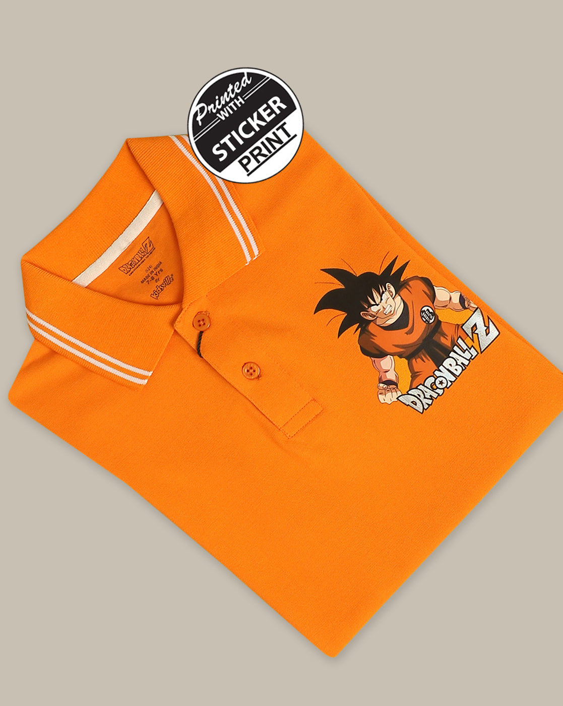 Dragon Ball Z Regular Fit Tshirt For Boys