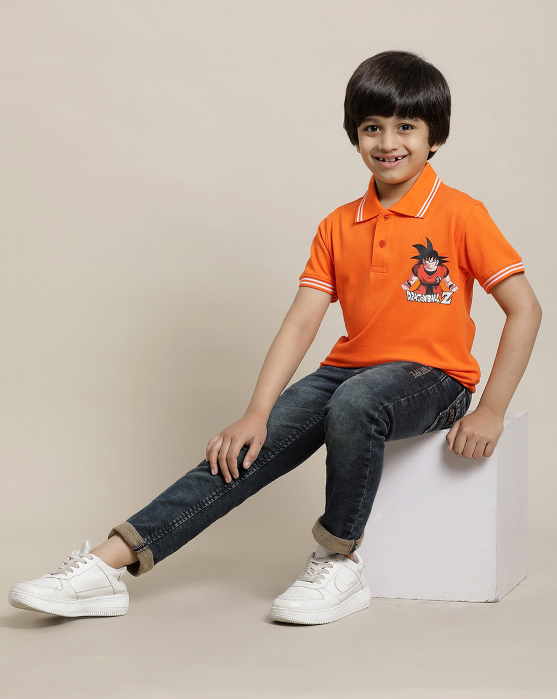 Dragon Ball Z Regular Fit Tshirt For Boys