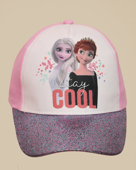 Frozen Printed Baseball Cap For Kids Girls