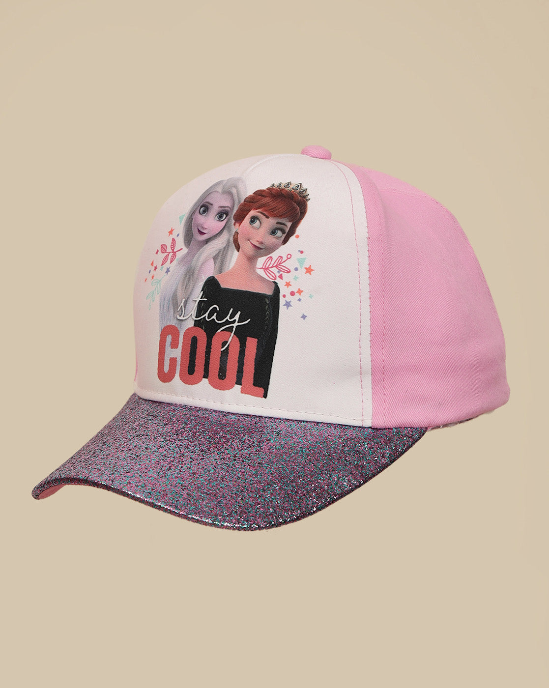 Frozen Printed Baseball Cap For Kids Girls