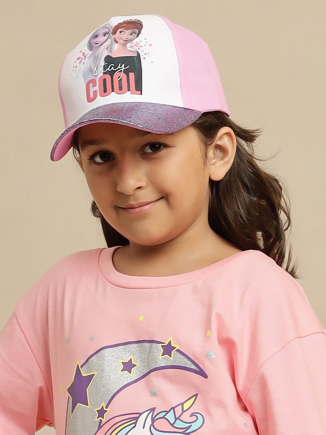 Frozen Printed Cap For Girls
