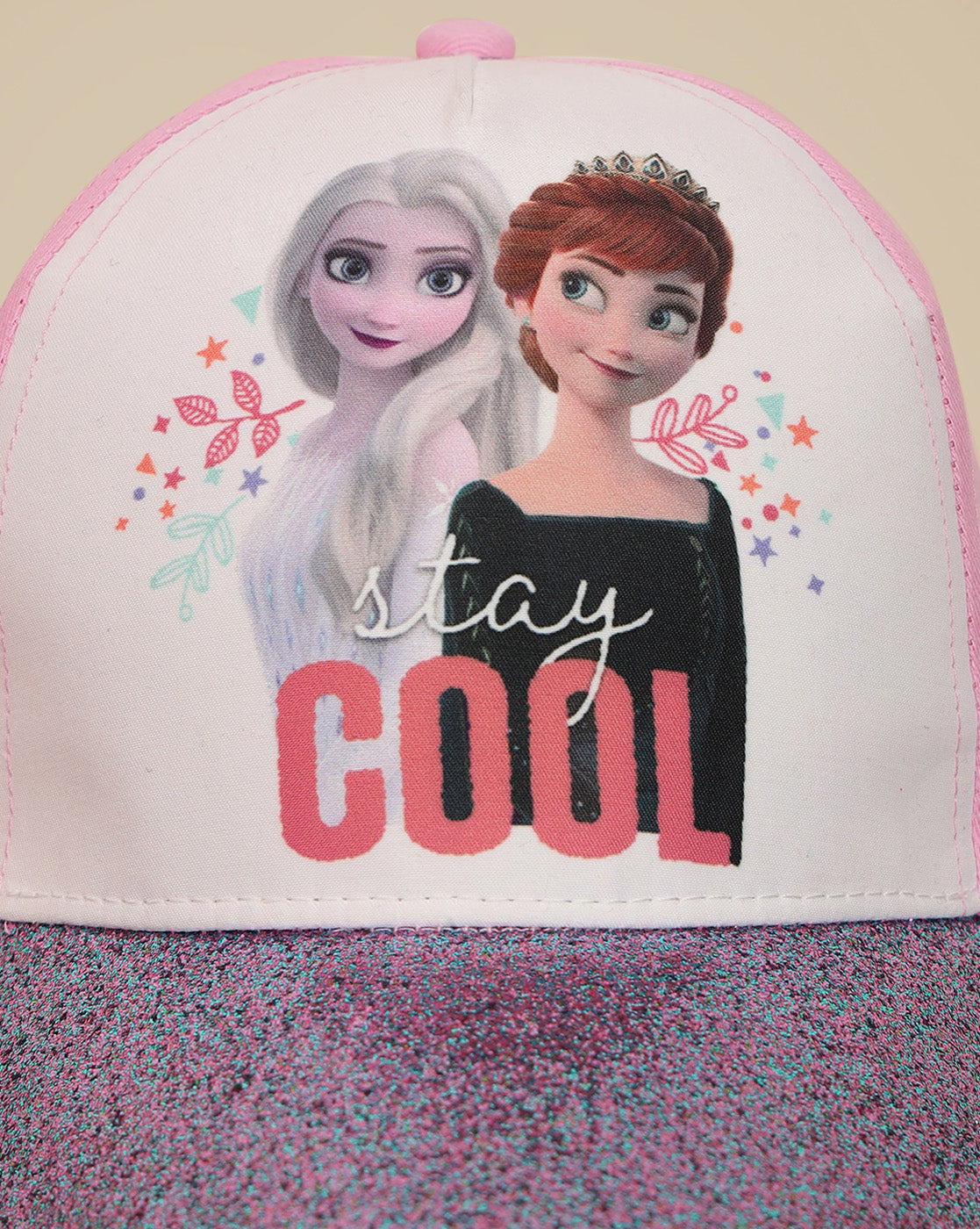 Frozen Printed Baseball Cap For Girls