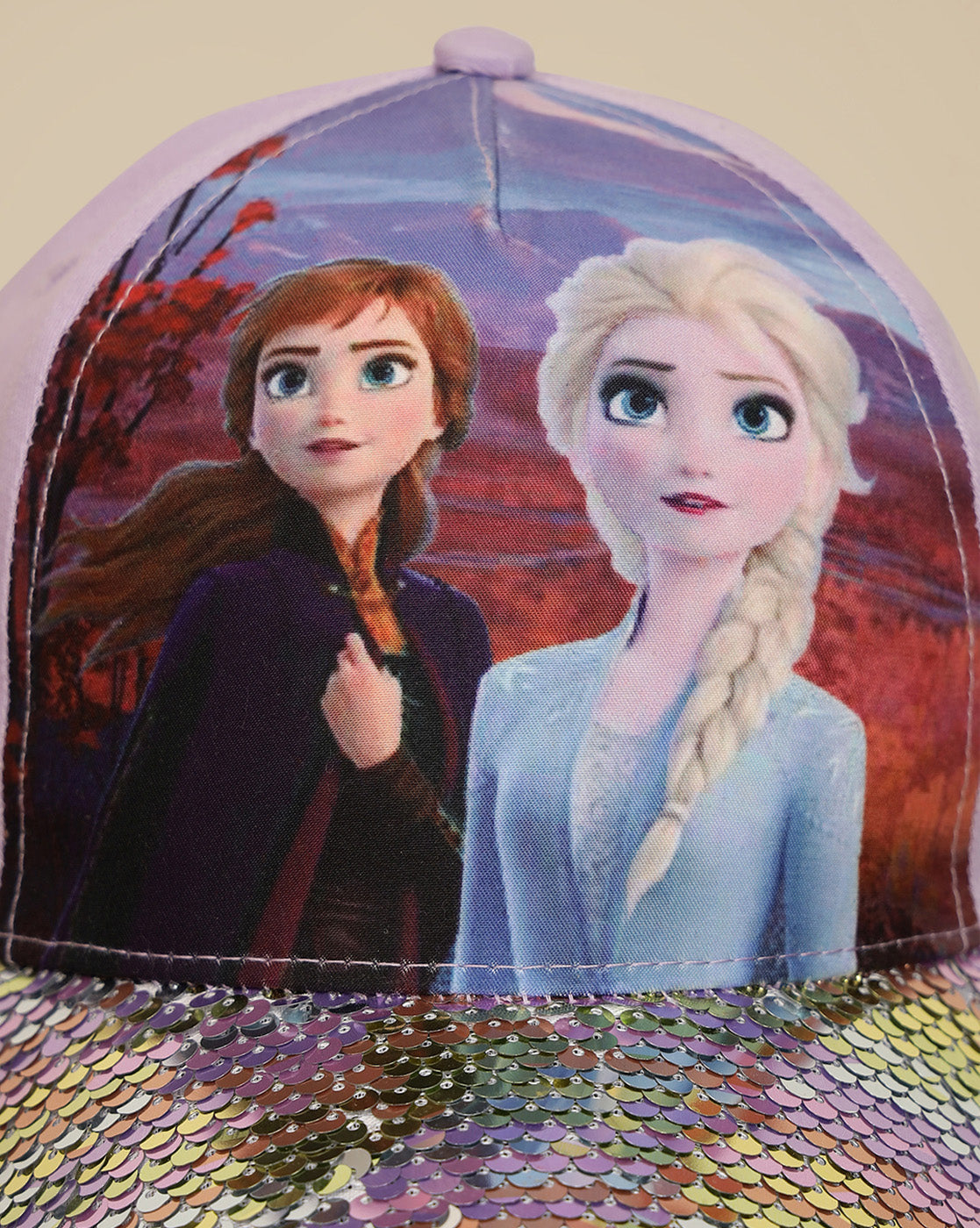 Frozen Printed Baseball Cap For Girls