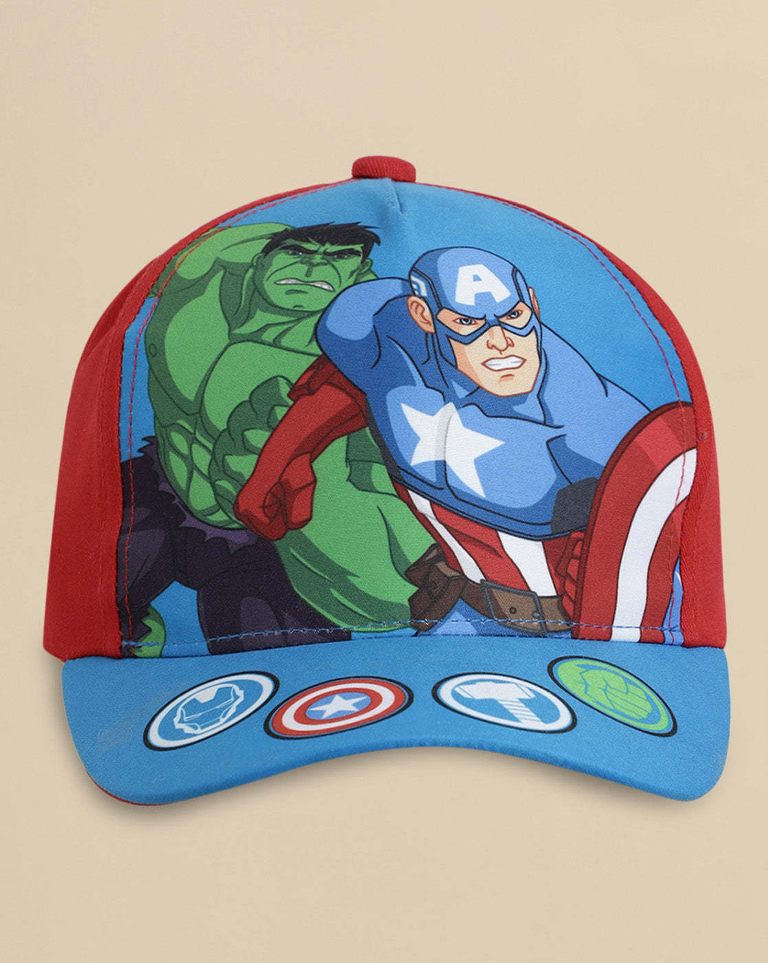 Captain America Printed Cap For Boys