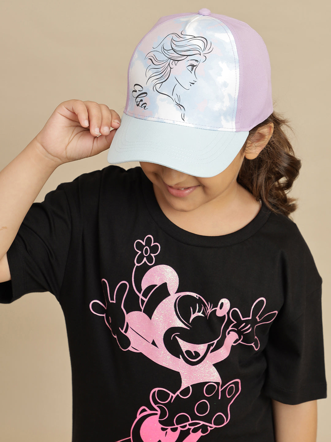 Frozen Printed Cap For Girls