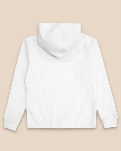 Girls Off White Regular Fit Hoodie