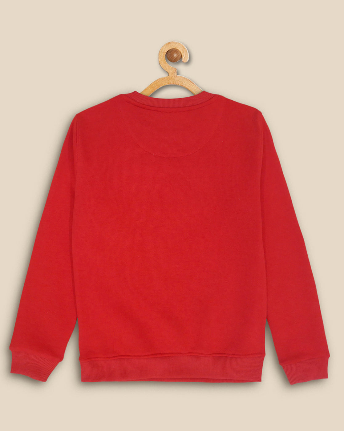 Girls Red Regular Fit Sweatshirt