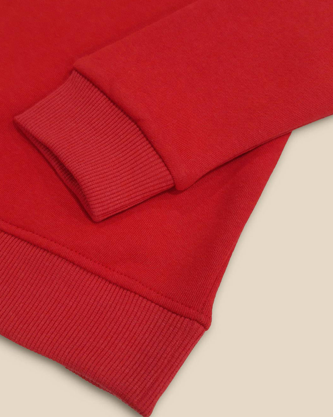 Girls Red Regular Fit Sweatshirt