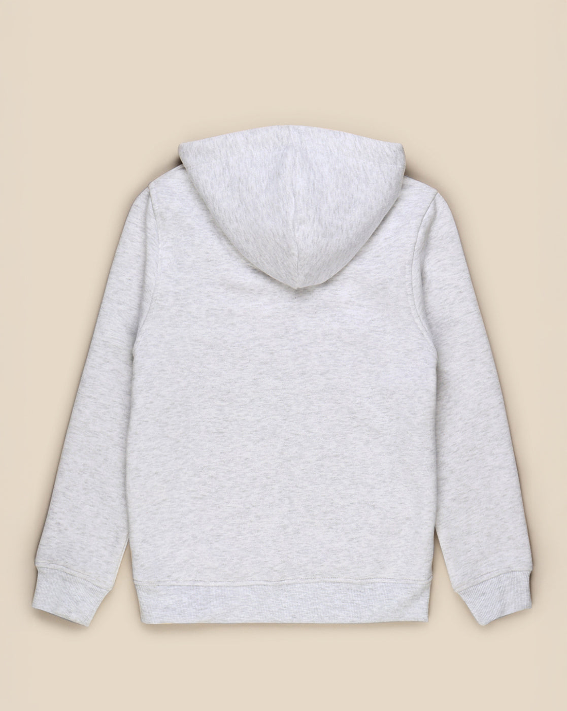 Boys Grey Regular Fit Hoodie