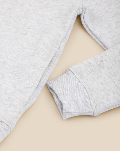 Boys Grey Regular Fit Hoodie