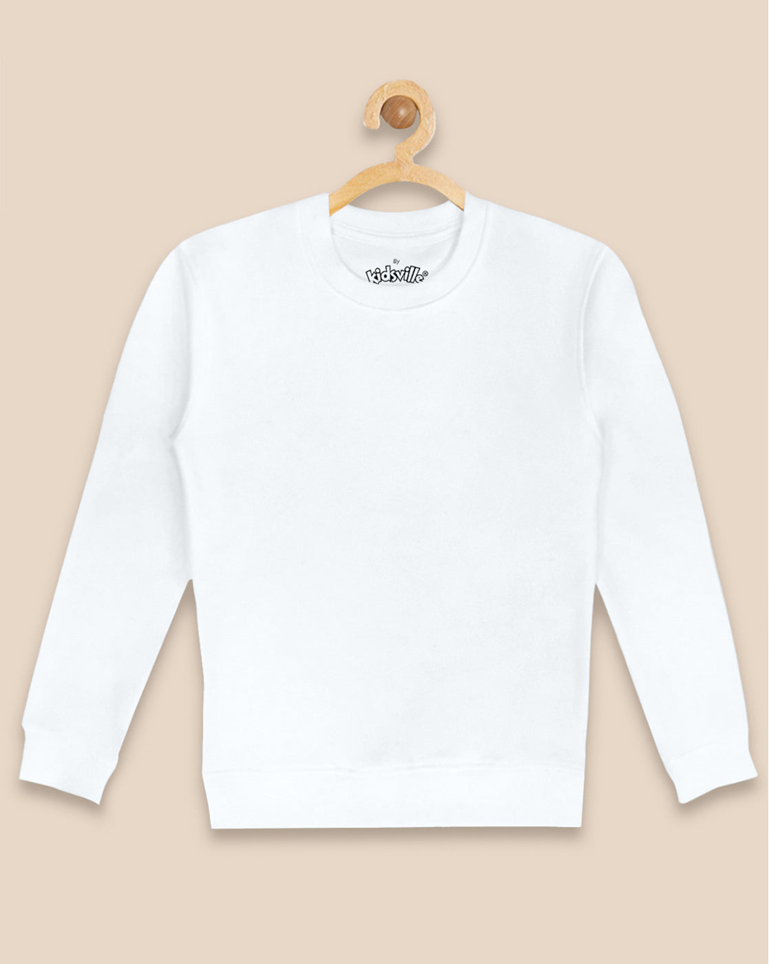 Boys Off White Regular Fit Sweatshirt