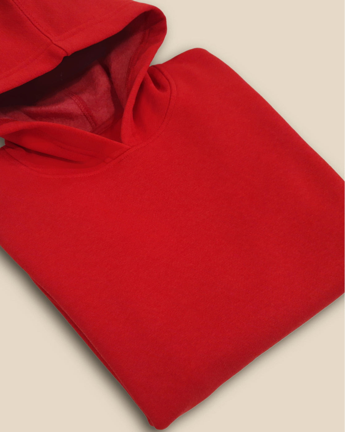 Girls Red Regular Fit Hoodie