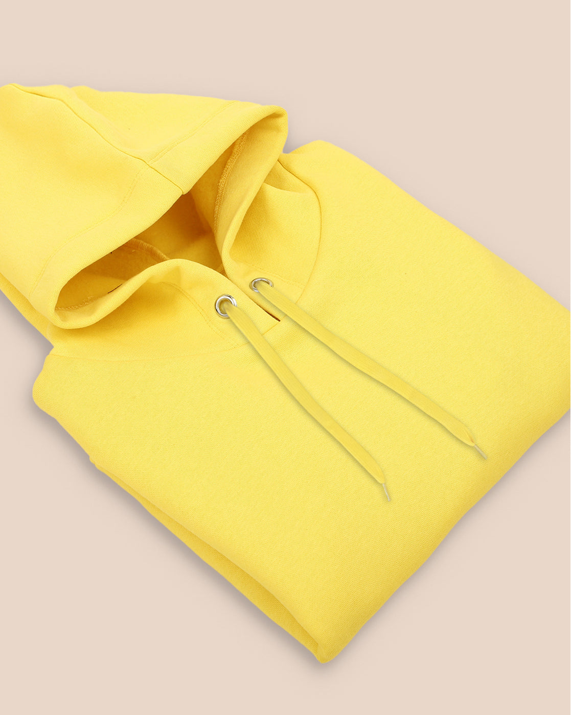 Girls Yellow Regular Fit Hoodie