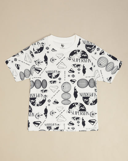 Superman  Regular Fit Tshirt  Boys