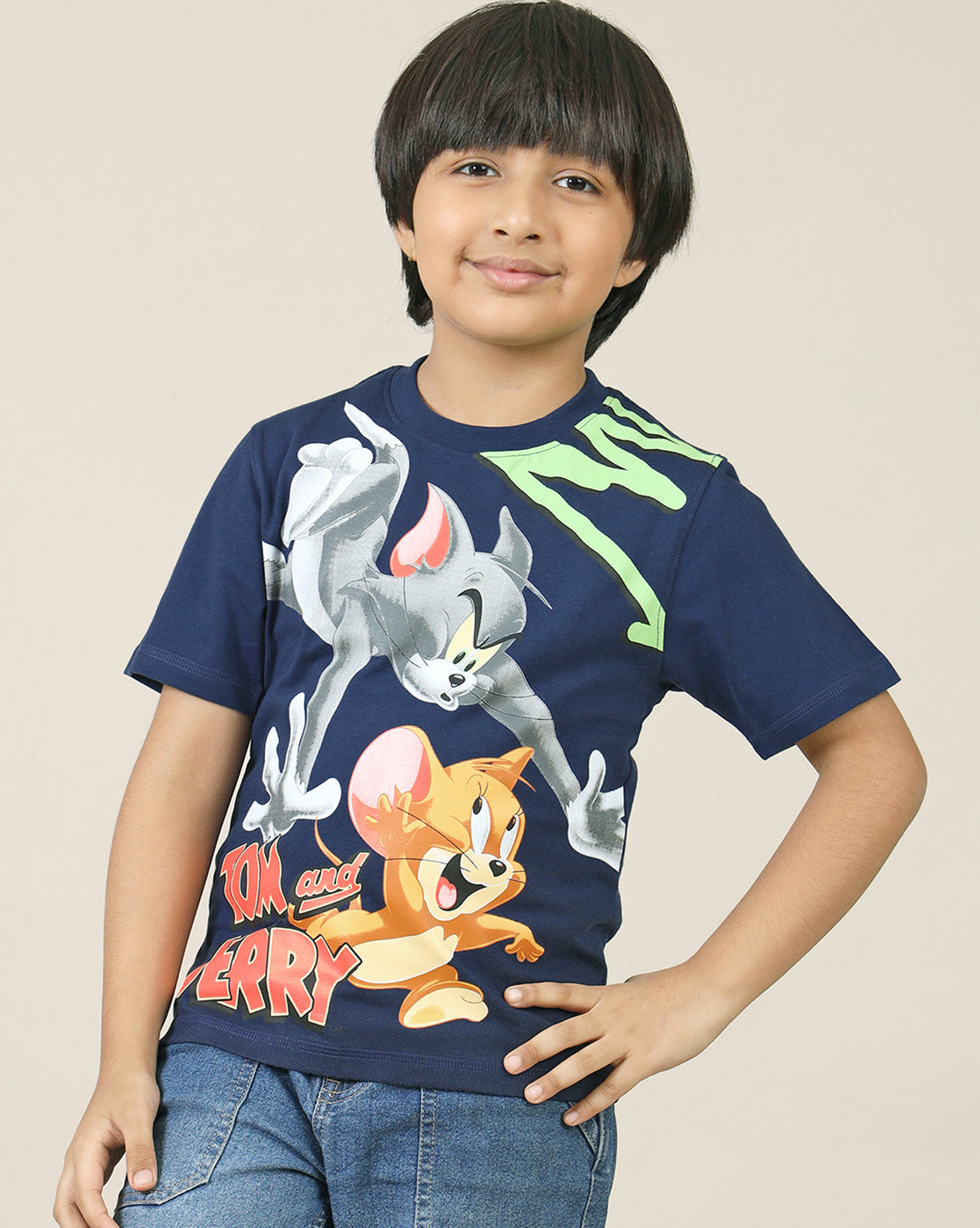 Tom & Jerry Regular Fit Tshirt Boys