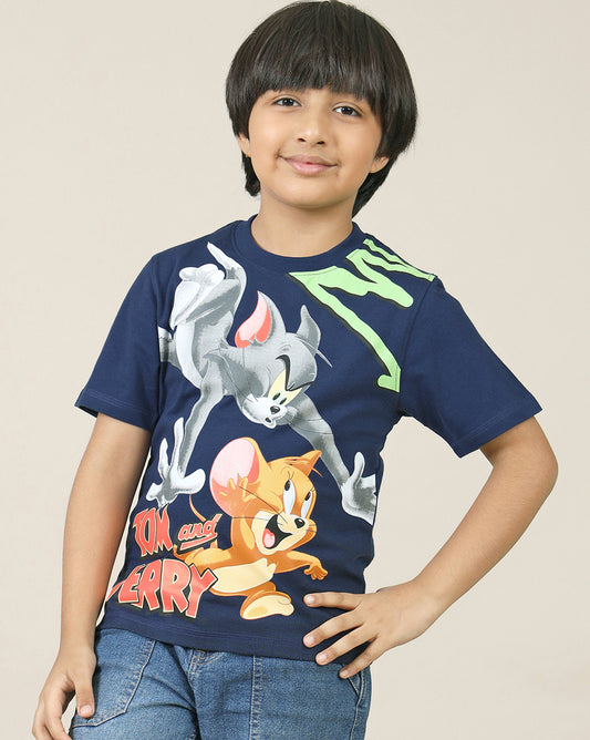 Tom & Jerry Regular Fit Tshirt Boys